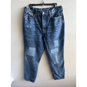 ❤️Old Navy O.G Straight Denim Patchwork Jeans Sz12